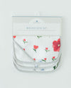 Little Unicorn - Wash Cloth Set (3pk) - Summer Poppy