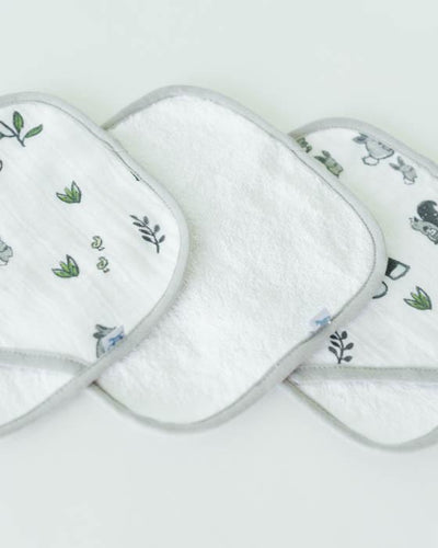 Little Unicorn - Wash Cloth Set (3pk) - Forest Friends