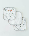 Little Unicorn - Wash Cloth Set (3pk) - Forest Friends