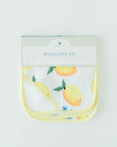 Little Unicorn - Wash Cloth Set (3pk) - Lemon