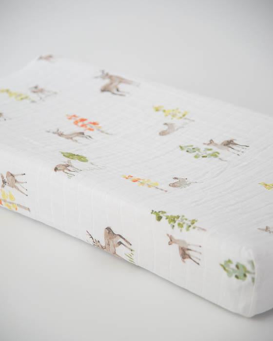 Little Unicorn - Changing Pad Cover - Oh Deer