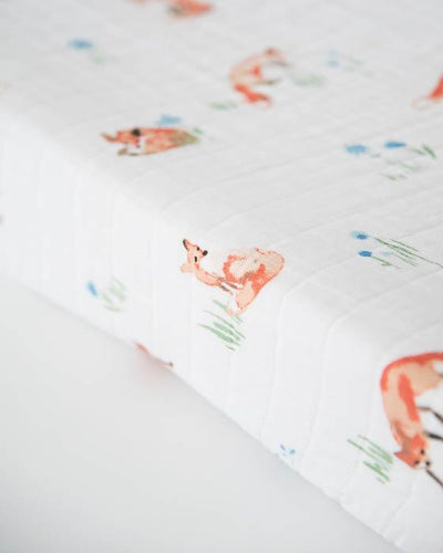 Little Unicorn - Changing Pad Cover - Fox
