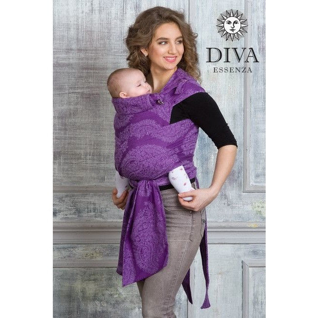 Diva Milano - Diva Essenza Mei Tai - Viola - Meh Dai - Diva Milano - Afterpay - Zippay Carry Them Close