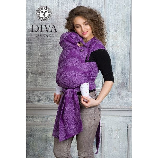 Diva Milano - Diva Essenza Mei Tai - Viola - Meh Dai - Diva Milano - Afterpay - Zippay Carry Them Close