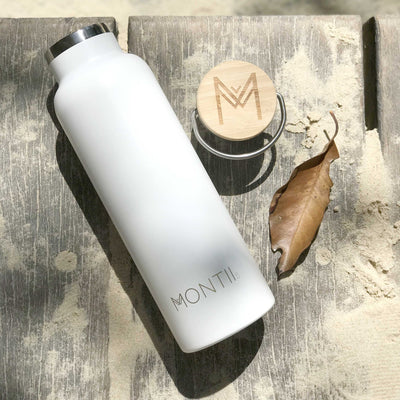 Montii Co Original Drink Bottle - White