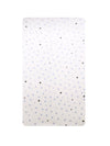 Little Turtle Baby - Fitted Cot Sheet - Pale Blue & Grey Spots
