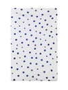 Little Turtle Baby - Fitted Cot Sheet - Navy & Grey Spots