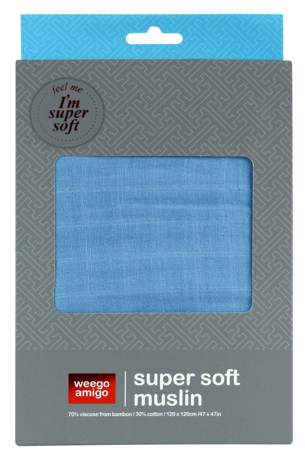 Weegoamigo - Bamboo Swaddle Wraps - Deep Ocean