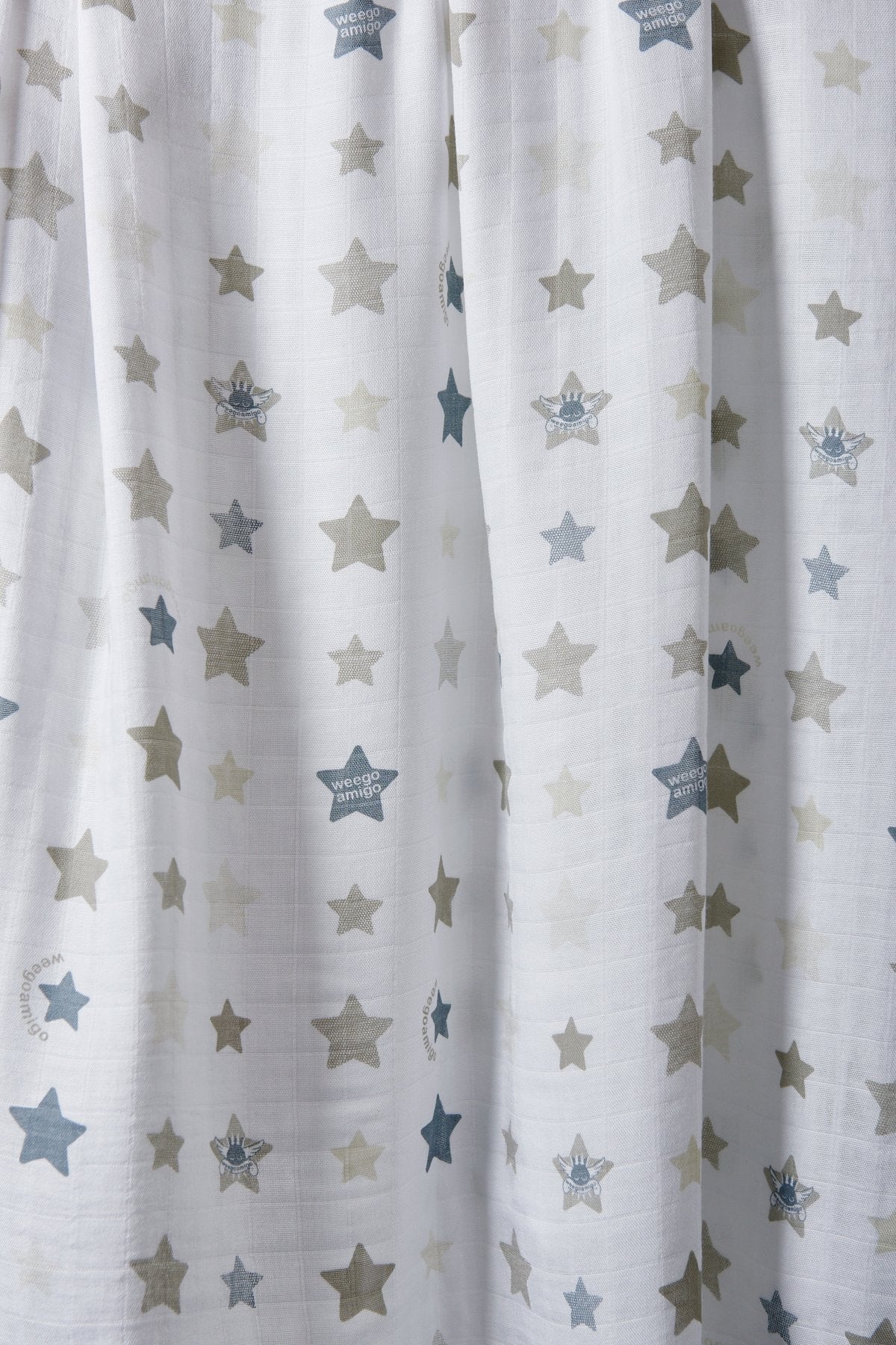Weegoamigo - Bamboo Swaddle Wraps - Stars Grey