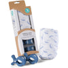 All4Ella Bamboo Baby Swaddle Wrap & Pram Peg Set - Whale - Swaddle - All4Ella - Afterpay - Zippay Carry Them Close