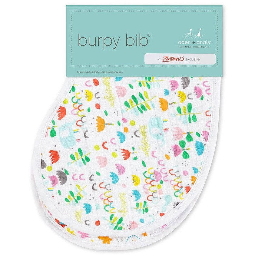 Aden and Anais - Classic Burpy Bib (2 Set) - Zutano Fairground - Clothing - Aden and Anais - Afterpay - Zippay Carry Them Close